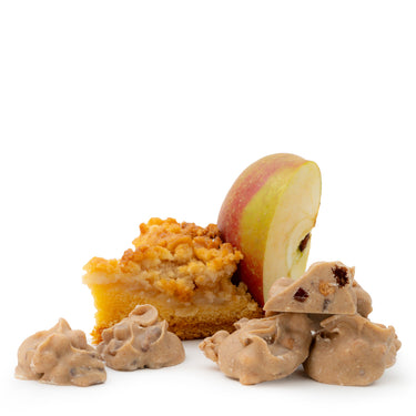 Translation missing: de.Apple Pie Choco von Snackberries – Apfel-Strudel-Crispies in weißer Schokolade