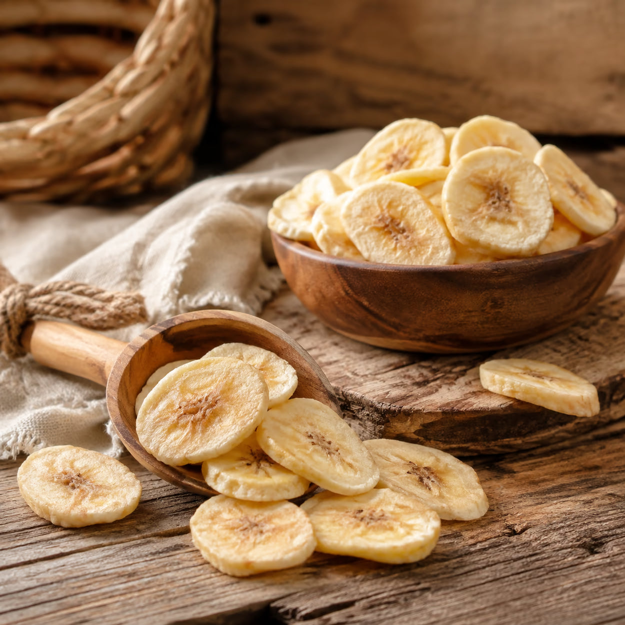 Bananenchips ungesüßt