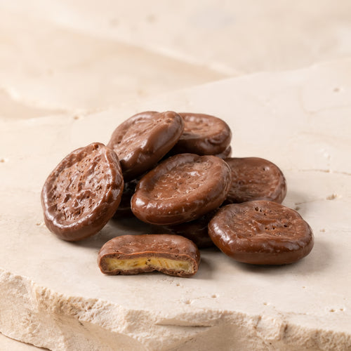 Bananenchips in Vollmilchschokolade