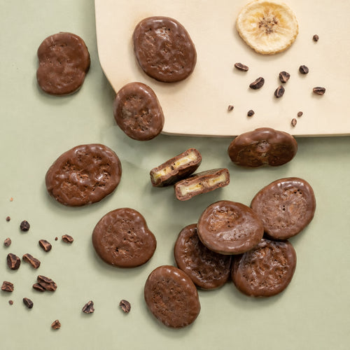 Bananenchips in Vollmilchschokolade