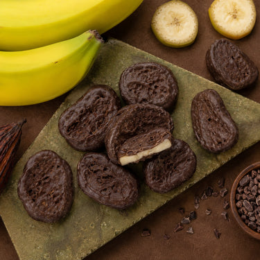 Translation missing: de.Bananenchips in Zartbitterschokolade