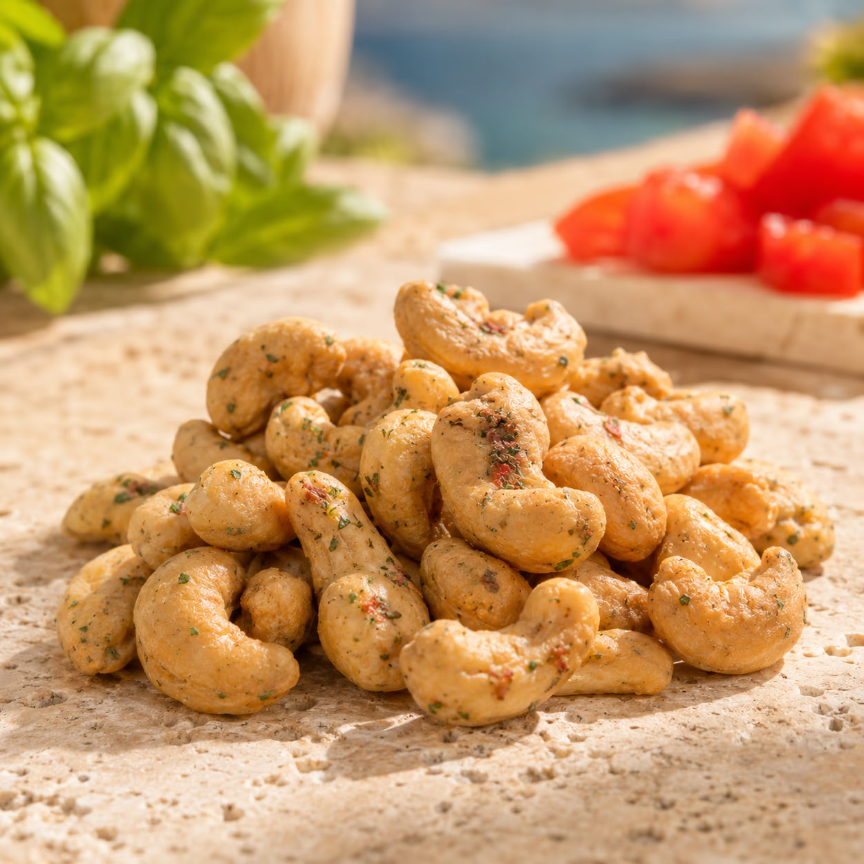 Cashewkerne Bruschetta