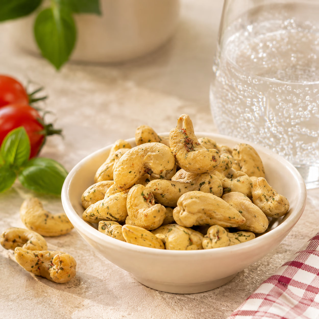 Cashewkerne Bruschetta