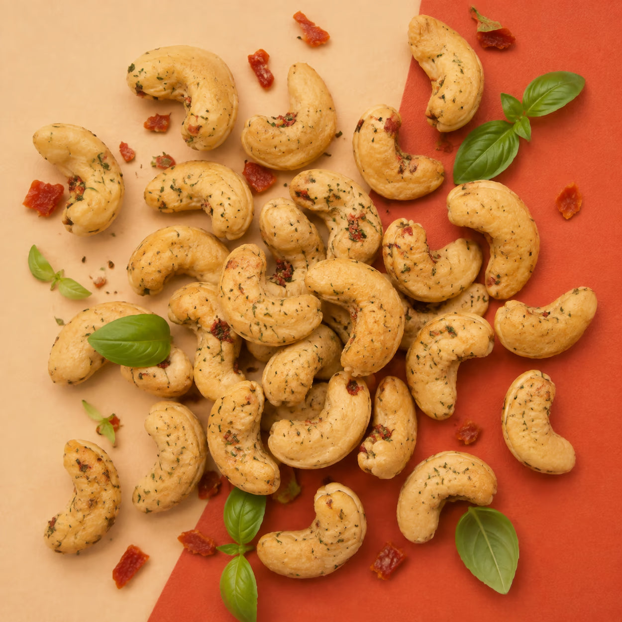 Cashewkerne Bruschetta