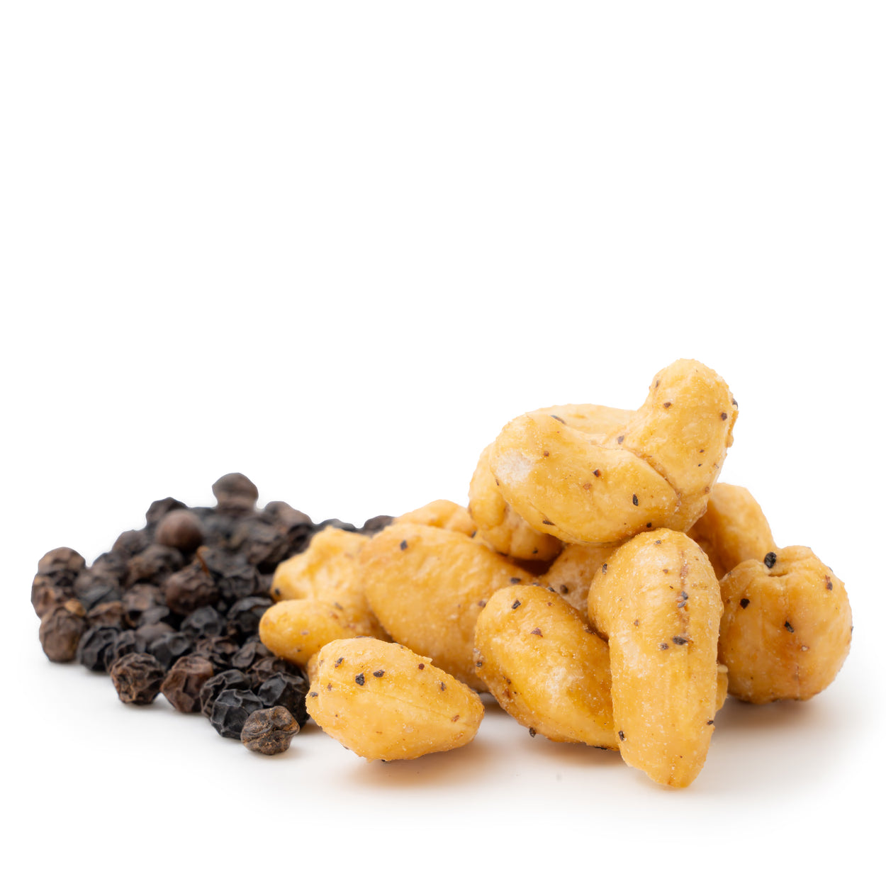 Cashewkerne Tellicherry Pfeffer von Snackberries – geröstete Cashewkerne mit Tellicherry-Pfeffer