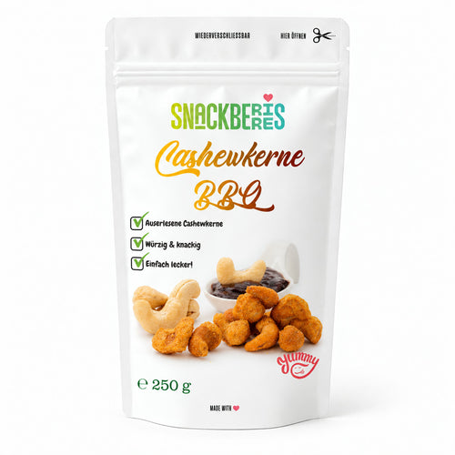 Cashewkerne BBQ – Verpackung