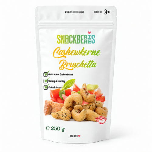 Cashewkerne Bruschetta – Verpackung