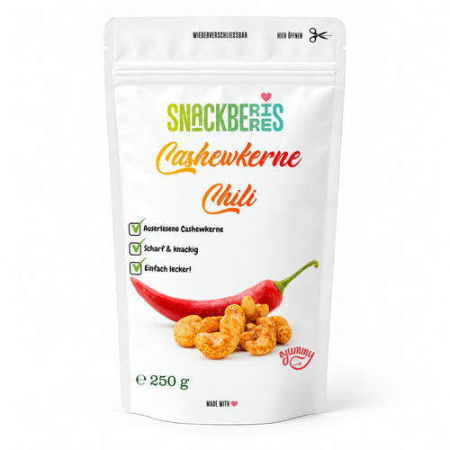 Cashewkerne Chili – Verpackung