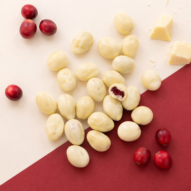 Translation missing: de.Cranberries in weißer Schokolade