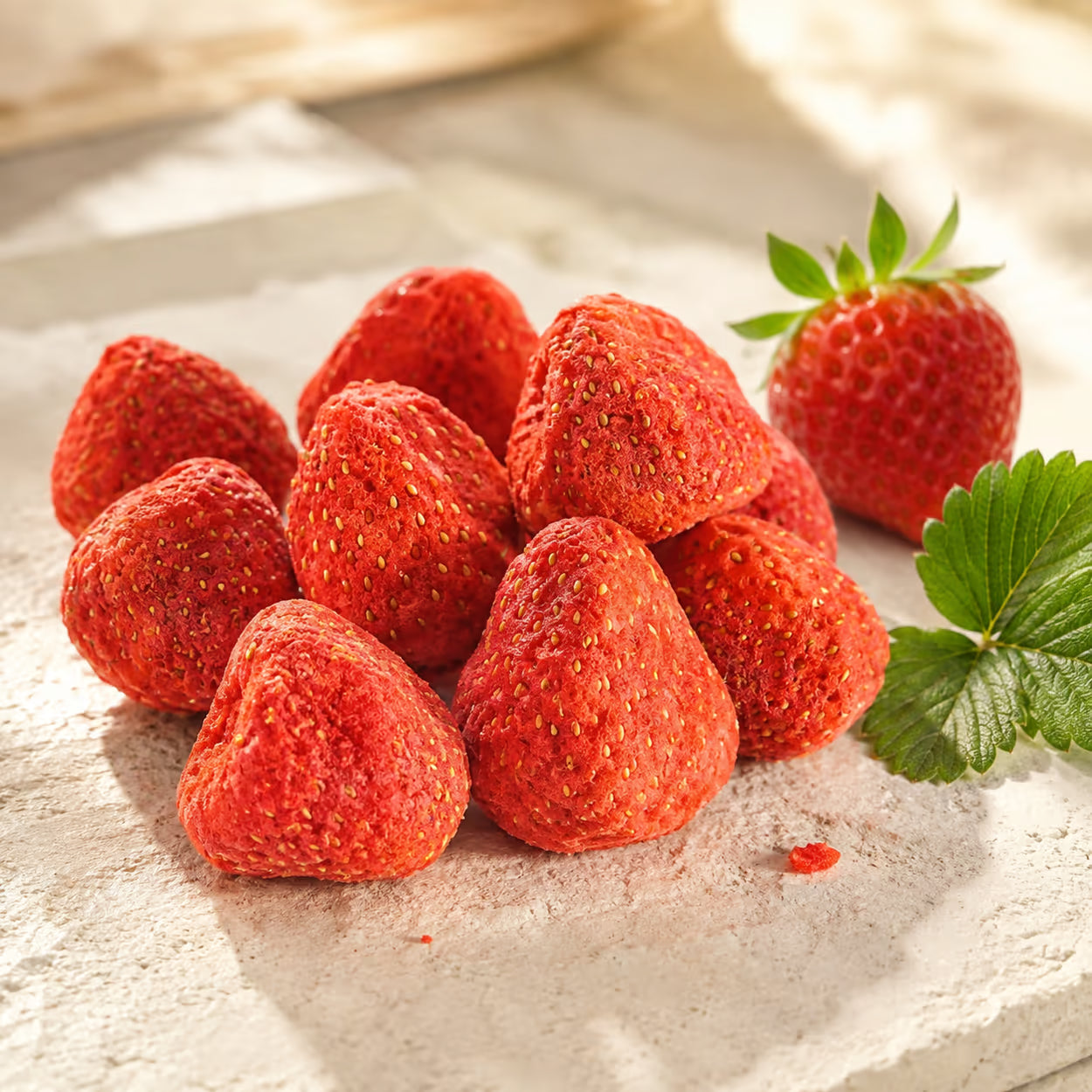 Erdbeeren, gefriergetrocknet