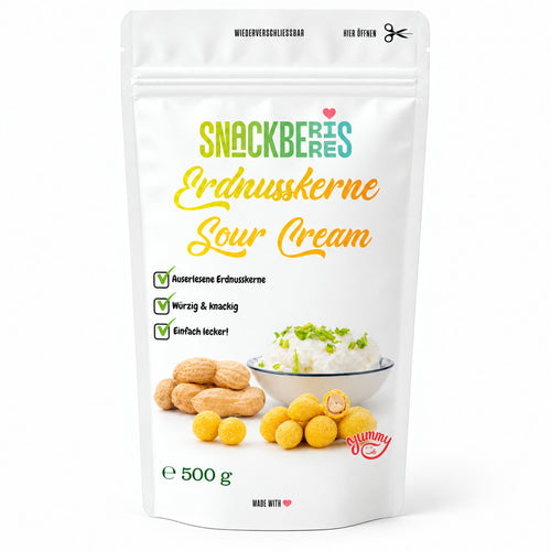 Erdnusskerne Sour Cream – Verpackung