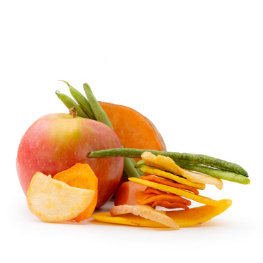 Translation missing: de.Fruchtige Gemüsechips von Snackberries – Mischung aus Süßkartoffel, Apfel, Bohnen, Karotte, Kürbis und Pfirsich