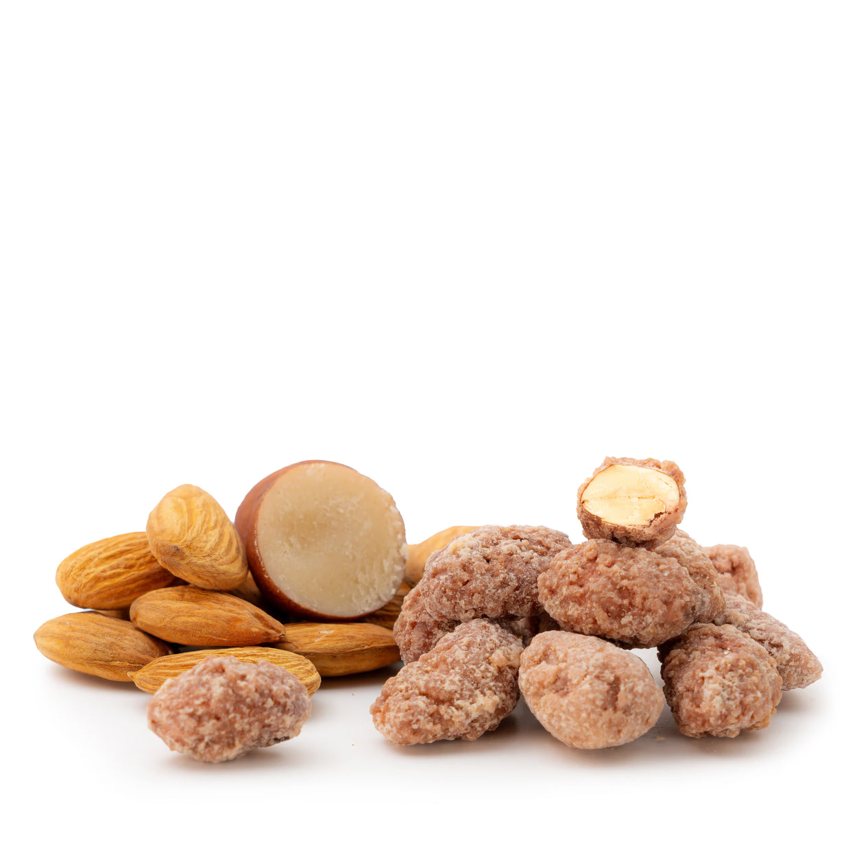 Gebrannte Mandelkerne Marzipan von Snackberries – karamellisierte Mandeln mit Marzipan-Aroma
