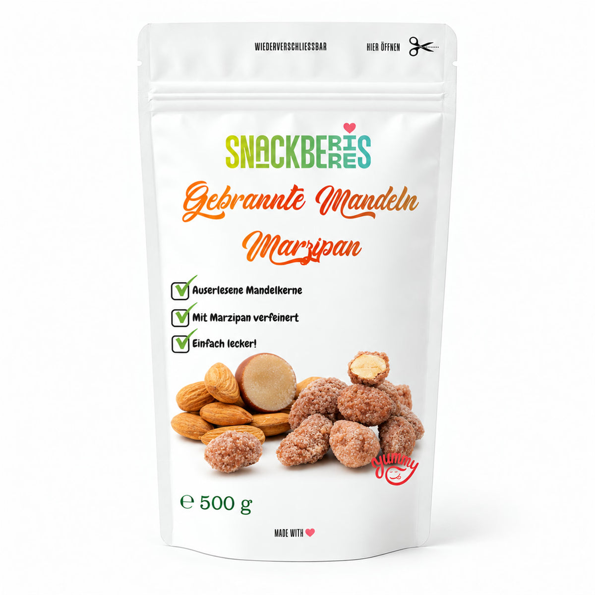 Gebrannte Mandelkerne Marzipan – Verpackung
