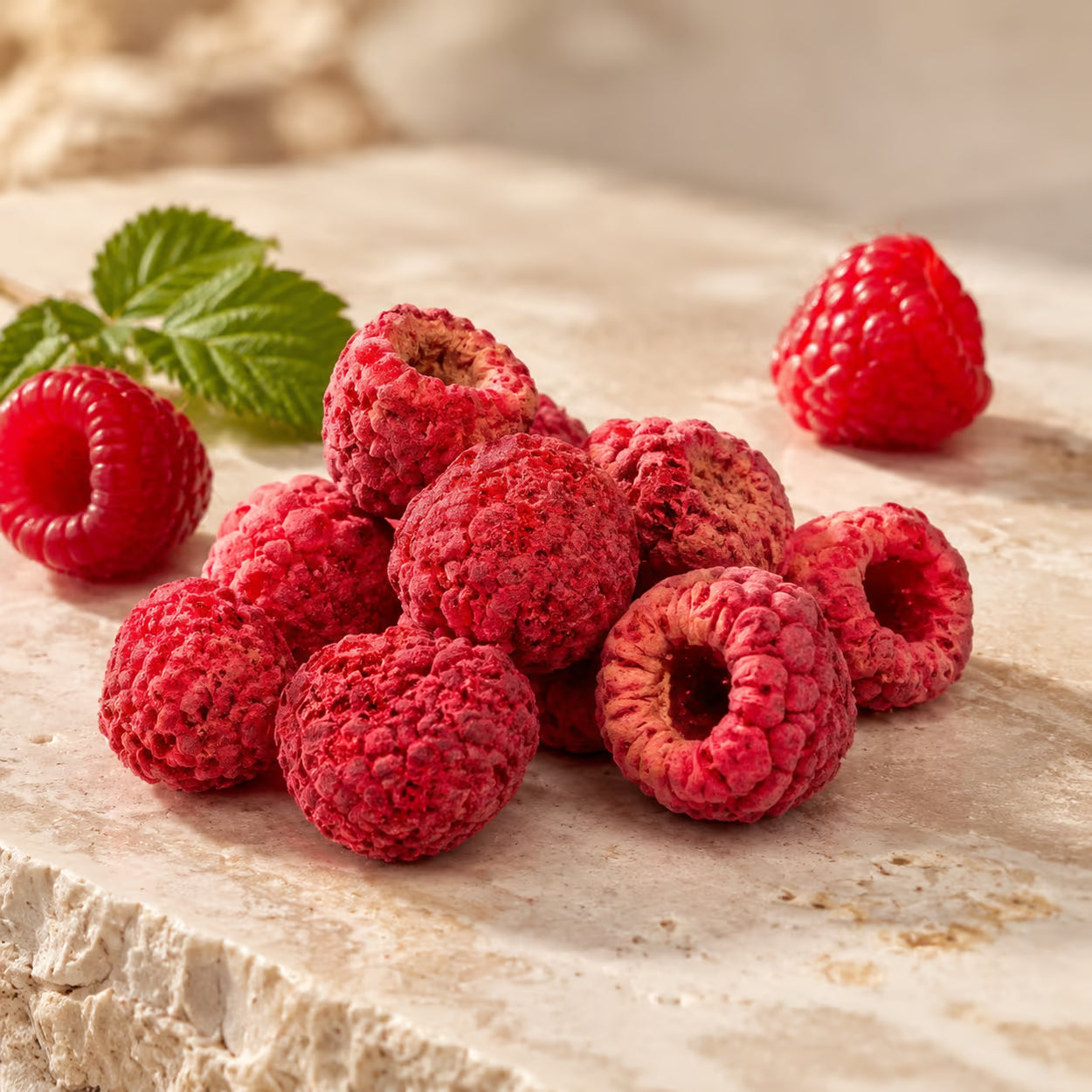 Himbeeren gefriergetrocknet