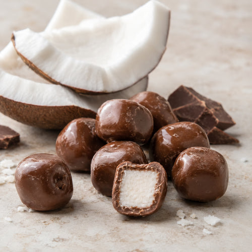 Kokosnuss in Vollmilchschokolade