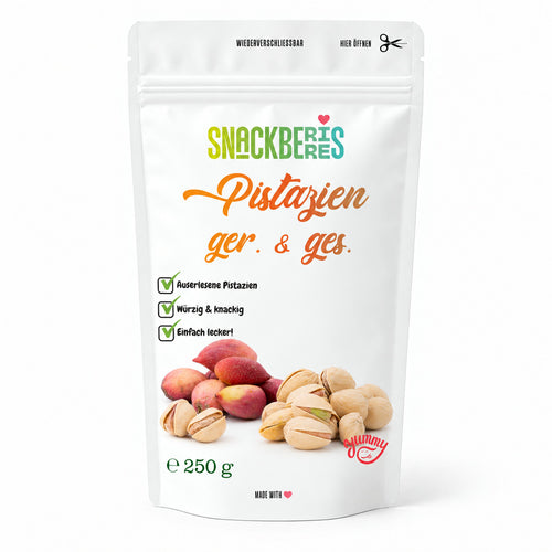 Pistazien geröstet und gesalzen – Verpackung