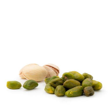 Translation missing: de.Pistazienkerne blanchiert von Snackberries – blanchierte, intensiv grüne Pistazienkerne