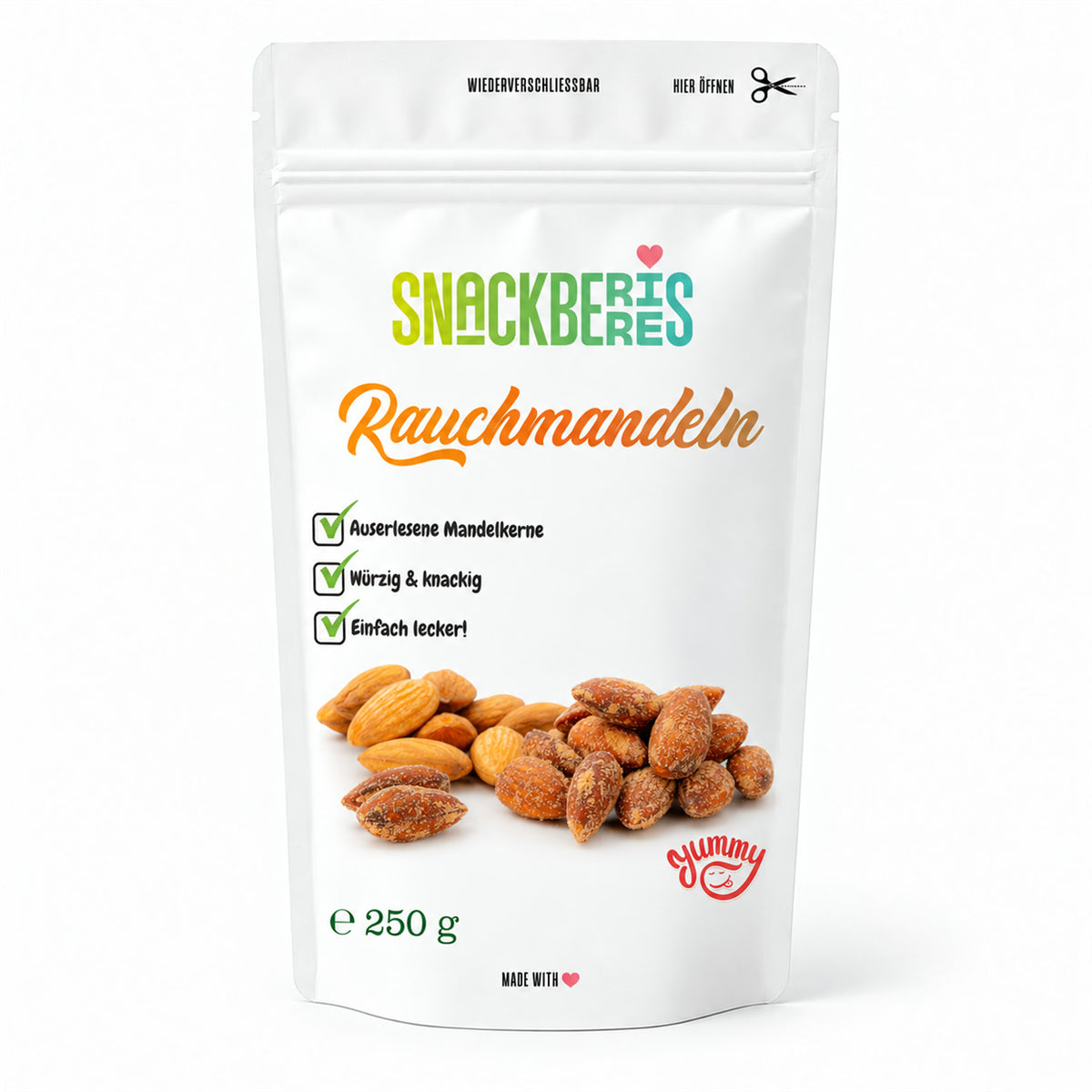 Rauchmandeln – Verpackung