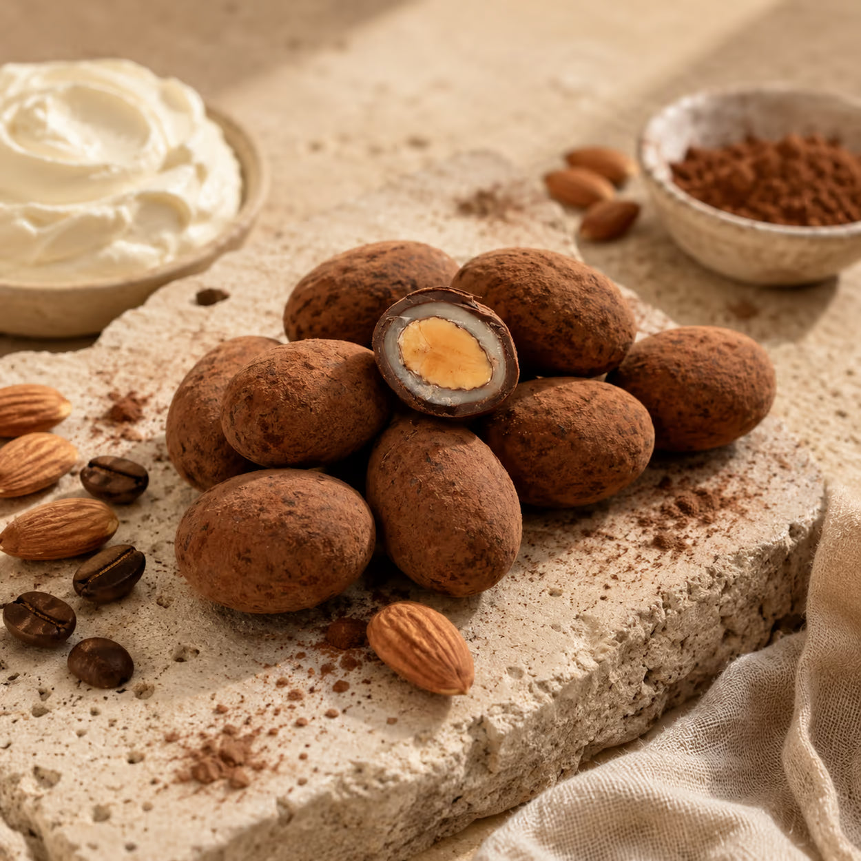 Mandelkerne Tiramisu