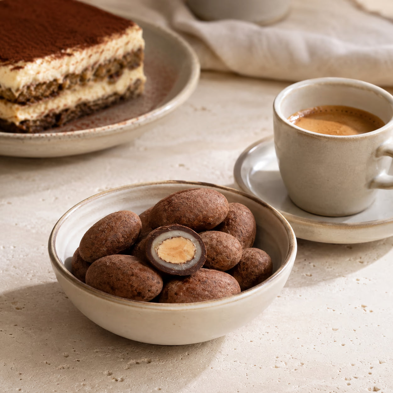 Mandelkerne Tiramisu