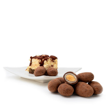 Translation missing: de.Mandelkerne Tiramisu von Snackberries – Mandelkerne in Schokolade mit Tiramisu-Aroma