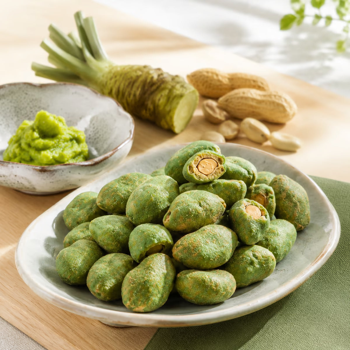 Erdnusskerne Wasabi